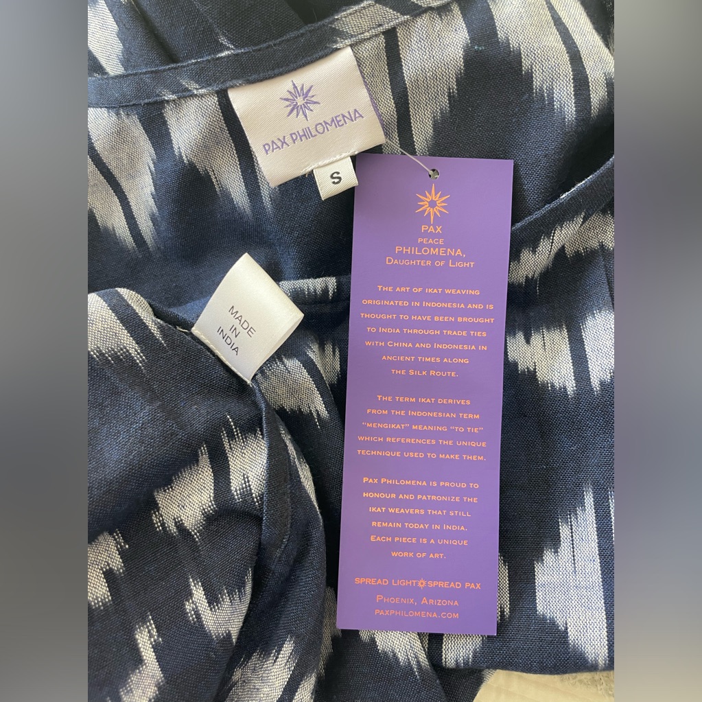Pax Philomena Hand Woven Ikat Dress Size Small — image 6 of 8